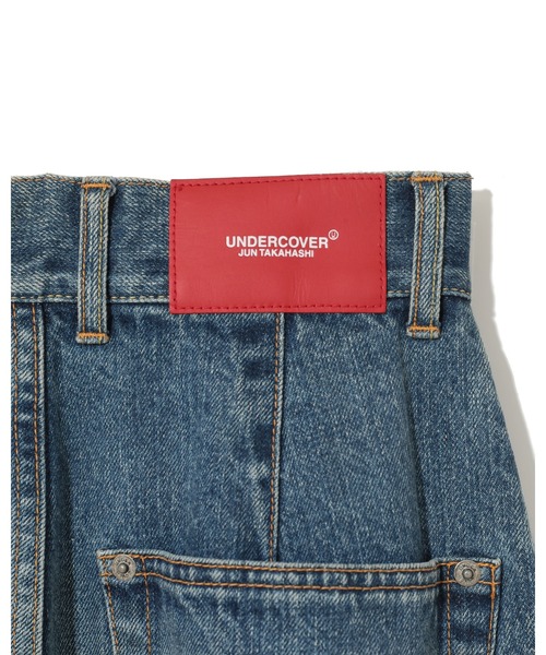 ワイドパンツ ジーンズ デニム デニムパンツ UC1F8505-2 レディースの画像