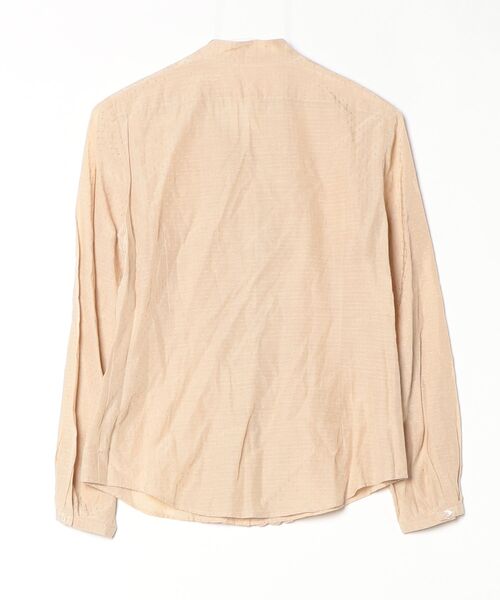 「AMACA」 長袖ブラウス 40 ベージュ レディース_画像2