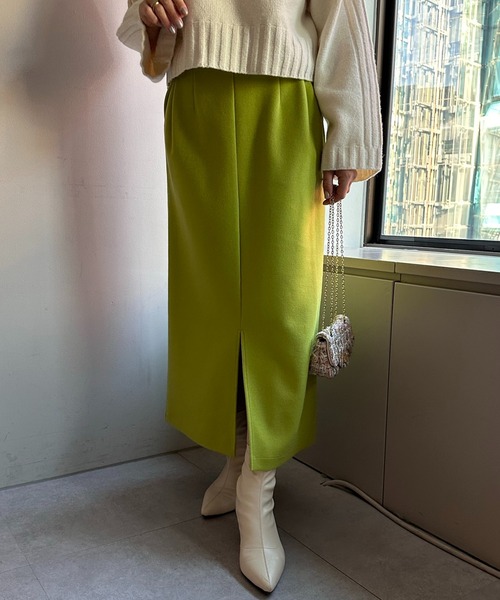 「COLLAGE GALLARDAGALANTE」 ロングスカート FREE ベージュ レディース_画像3