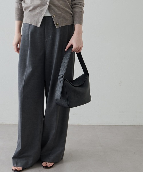 美品 イタリア製 IACUCCI レディース メンズ 2way トートバッグ イアクッチ IACUCCI ラーナ L ALCE （greige） -靴＆ファッション通販