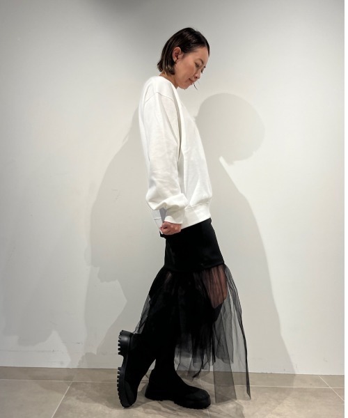 「emmi」 スウェットカットソー FREE ホワイト レディース_画像4