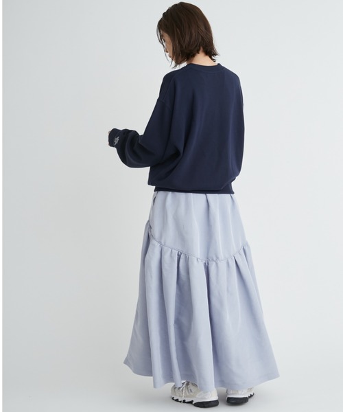 「emmi」 スウェットカットソー FREE ホワイト レディース_画像7