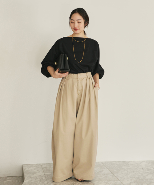 plage（プラージュ） チノパン 「追加」R'IAM Super wide CHINO パンツ