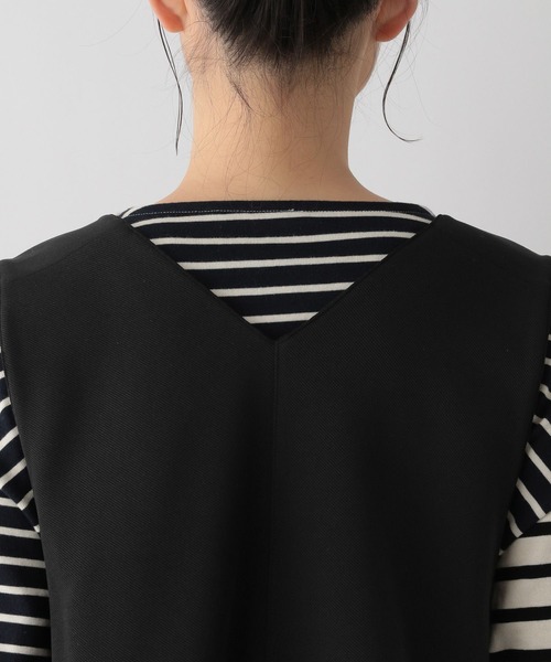 「GLOBAL WORK Smile Seed Store」 サロペットスカート SMALL チャコール レディース_画像3