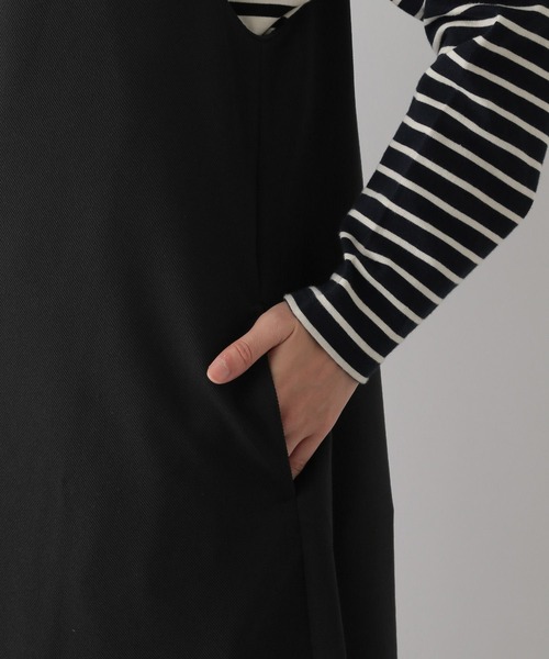 「GLOBAL WORK Smile Seed Store」 サロペットスカート SMALL チャコール レディース_画像6