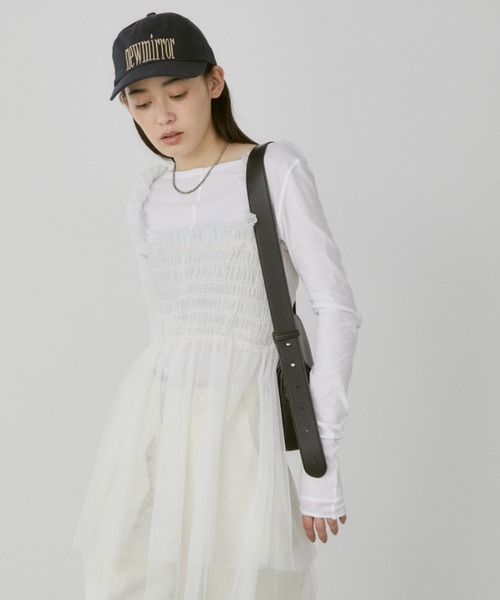 「duei」 ショルダーバッグ FREE ホワイト レディース_画像7