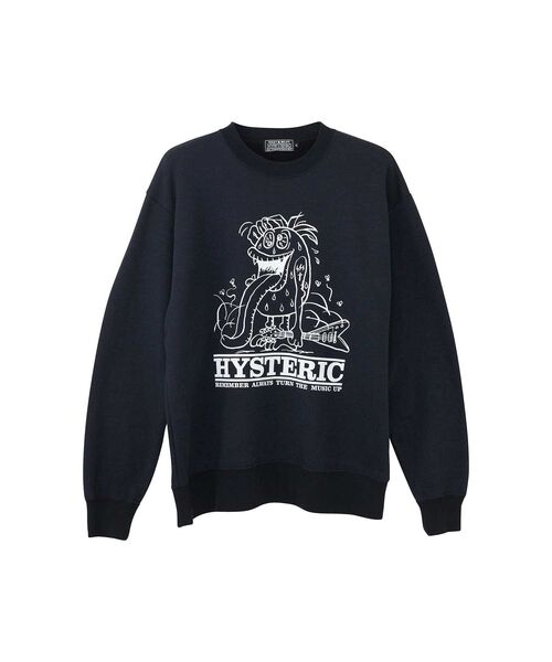 HYSTERIC GLAMOUR」 スウェットカットソー SMALL ブラック メンズ 楽天 