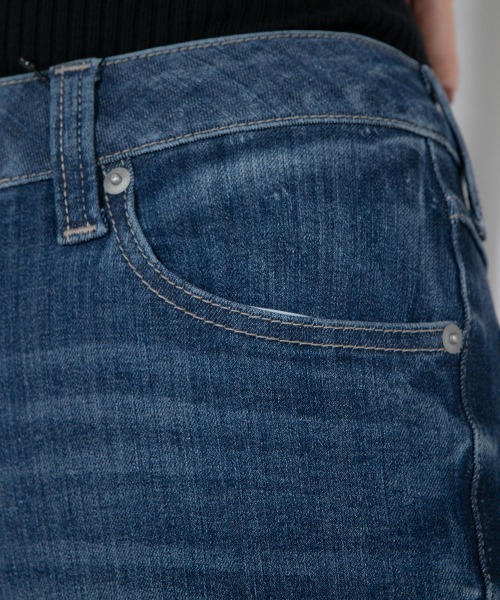 「VICKY」 スキニーデニムパンツ S ネイビー レディース_画像2