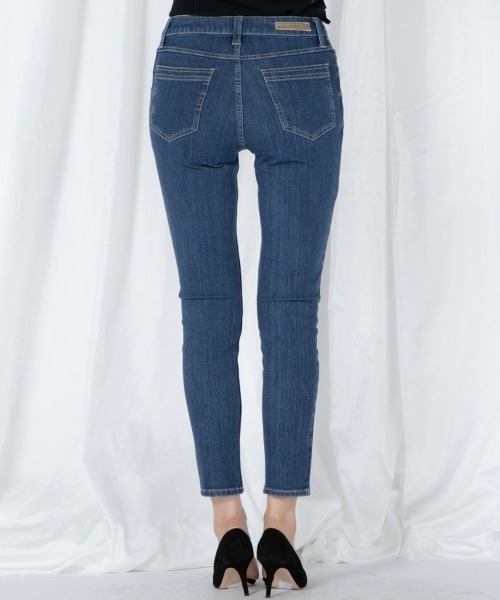 「VICKY」 スキニーデニムパンツ S ネイビー レディース_画像6