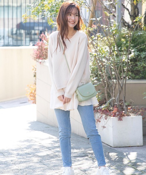 「VICKY」 スキニーデニムパンツ S ネイビー レディース_画像9