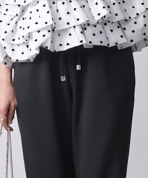 「PICCIN」 イージーパンツ M オフホワイト レディース_画像6