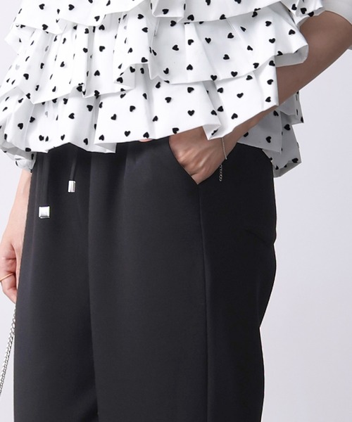 「PICCIN」 イージーパンツ M オフホワイト レディース_画像7