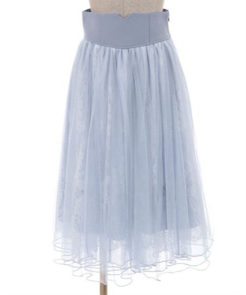 「axes femme POETIQUE」 フレアスカート MEDIUM ワイン レディース_画像8