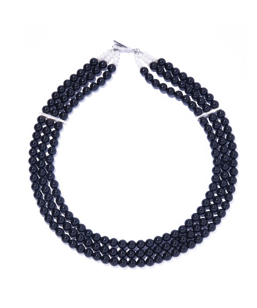 ネックレス 「IRIS 47」fabiana onyx necklace/ファビアナ オニキス ネックレス レディースの画像