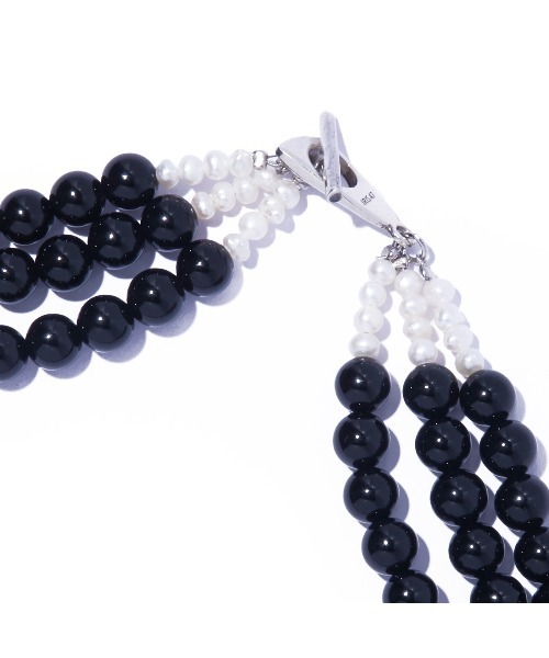 ネックレス 「IRIS 47」fabiana onyx necklace/ファビアナ オニキス ネックレス レディースの画像