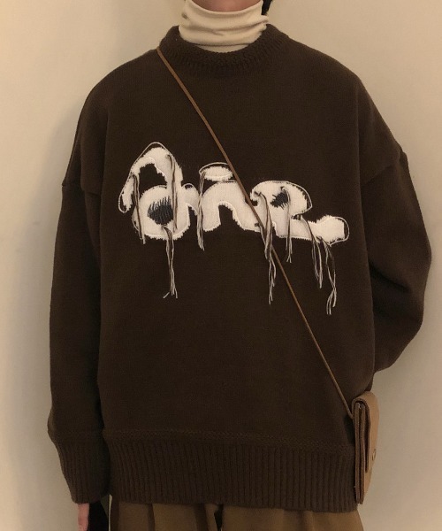 「MGV」 長袖ニット X-LARGE ブラック メンズ_画像8