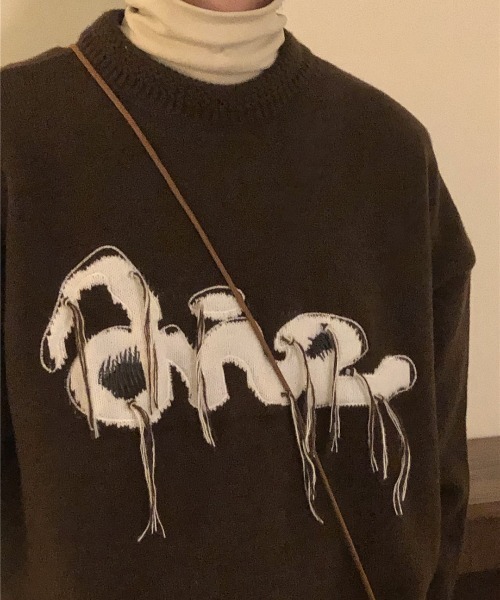 「MGV」 長袖ニット X-LARGE ブラック メンズ_画像9