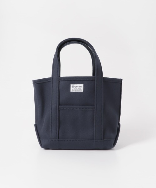 「ORCIVAL」 トートバッグ ONE ネイビー レディース_画像4