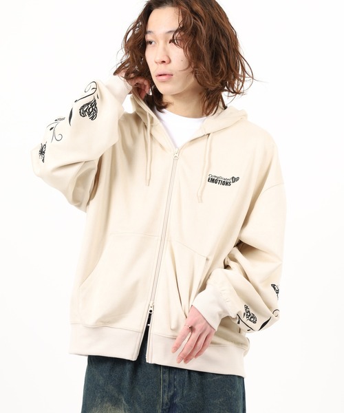gram. パーカー スエードポンチZIPパーカー メンズ レディース