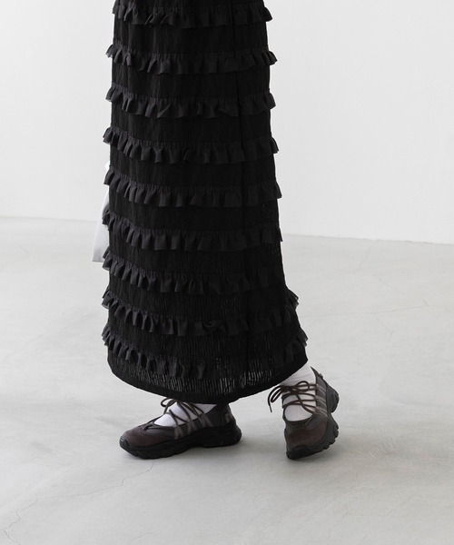 「menue」 シューズ LL ブラック レディース_画像2