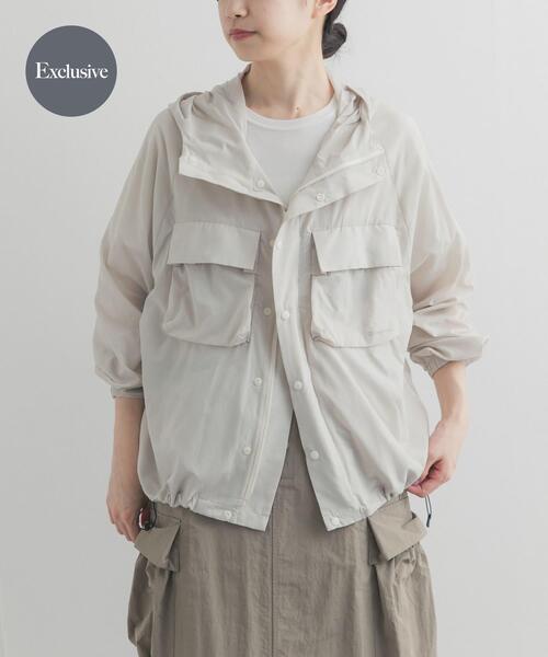 ブルゾン ジャンバー 「別注」Snow Peak Apparel×DOORS　U.L.DOUBLEWEAVEPARKER レディースの画像