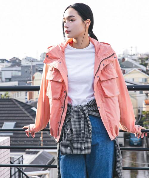 ブルゾン ジャンバー 「別注」Snow Peak Apparel×DOORS　U.L.DOUBLEWEAVEPARKER レディースの画像