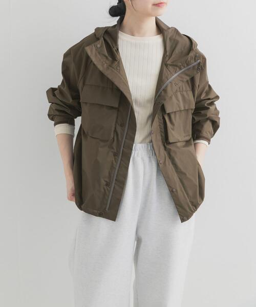 ブルゾン ジャンバー 「別注」Snow Peak Apparel×DOORS　U.L.DOUBLEWEAVEPARKER レディースの画像