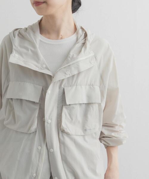 ブルゾン ジャンバー 「別注」Snow Peak Apparel×DOORS　U.L.DOUBLEWEAVEPARKER レディースの画像