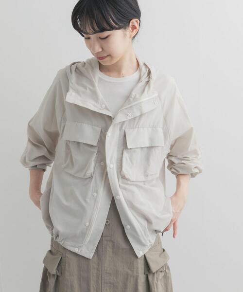 ブルゾン ジャンバー 「別注」Snow Peak Apparel×DOORS　U.L.DOUBLEWEAVEPARKER レディースの画像