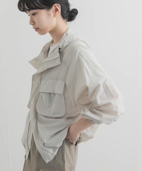 ブルゾン ジャンバー 「別注」Snow Peak Apparel×DOORS　U.L.DOUBLEWEAVEPARKER レディースの画像
