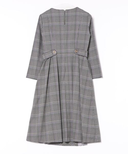 「Rose Tiara」 長袖ワンピース 42 グレー レディース_画像2