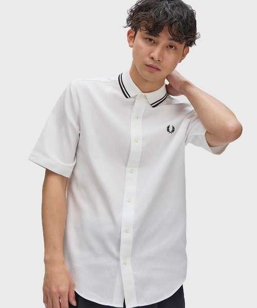 FRED PERRY（フレッドペリー） シャツ 半袖 Polo Collar Shirt／ポロ