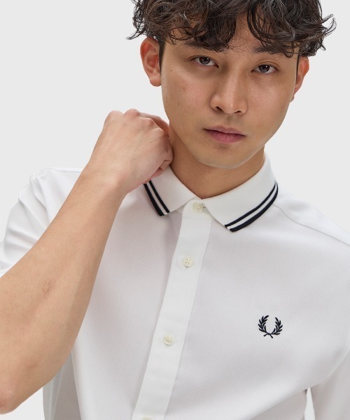 FRED PERRY（フレッドペリー） シャツ 半袖 Polo Collar Shirt／ポロ