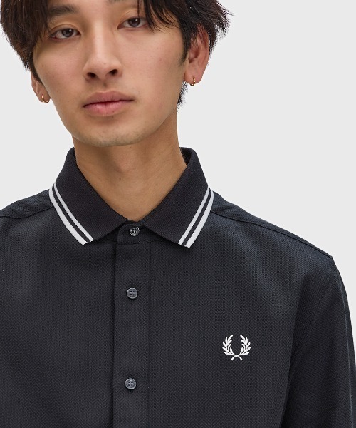 FRED PERRY（フレッドペリー） シャツ 半袖 Polo Collar Shirt／ポロ
