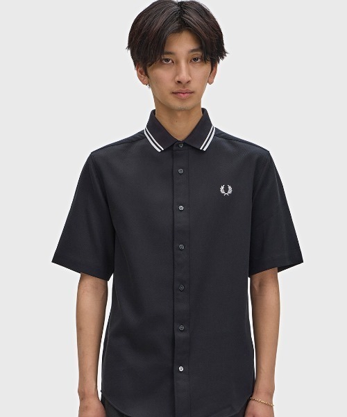 FRED PERRY（フレッドペリー） シャツ 半袖 Polo Collar Shirt／ポロ