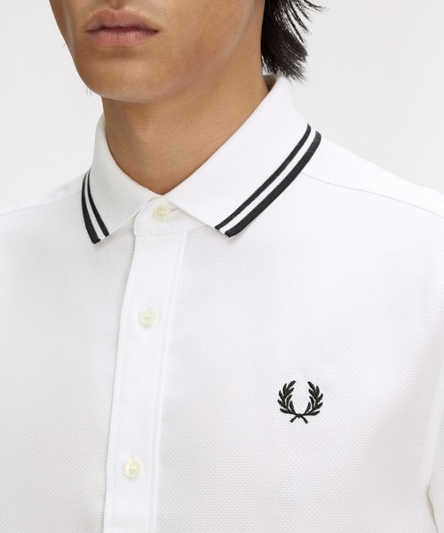 FRED PERRY（フレッドペリー） シャツ 半袖 Polo Collar Shirt／ポロ