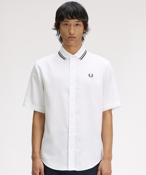 FRED PERRY（フレッドペリー） シャツ 半袖 Polo Collar Shirt／ポロ