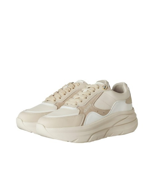 「+diana」 ローカットスニーカー 24.5cm ブラック レディース_画像2