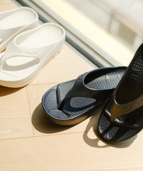 「TELIC」 ビーチサンダル SMALL アイボリー レディース_画像3