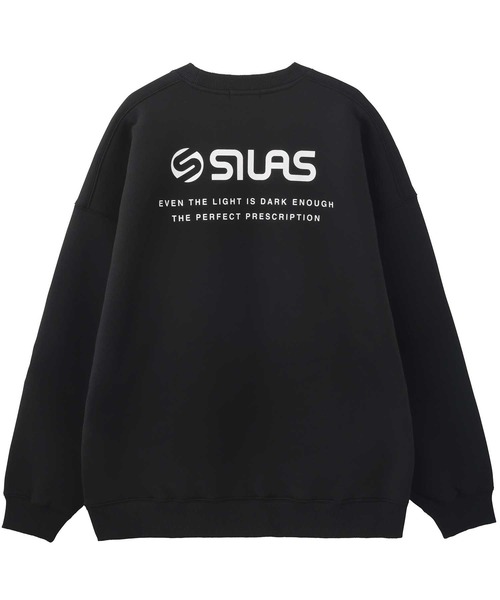 「SILAS」 スウェットカットソー M ブラック メンズ_画像3
