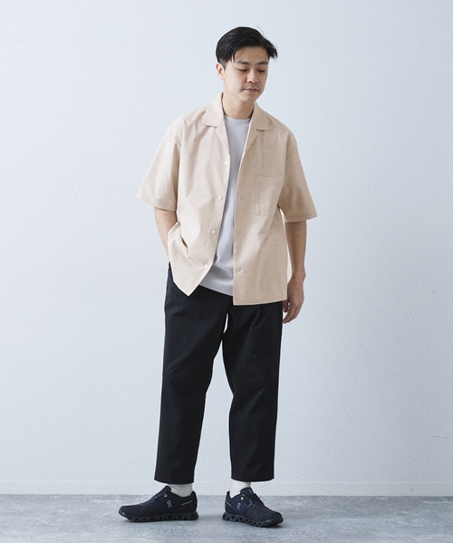 「417 EDIFICE」 半袖シャツ X-LARGE ネイビー メンズ_画像3