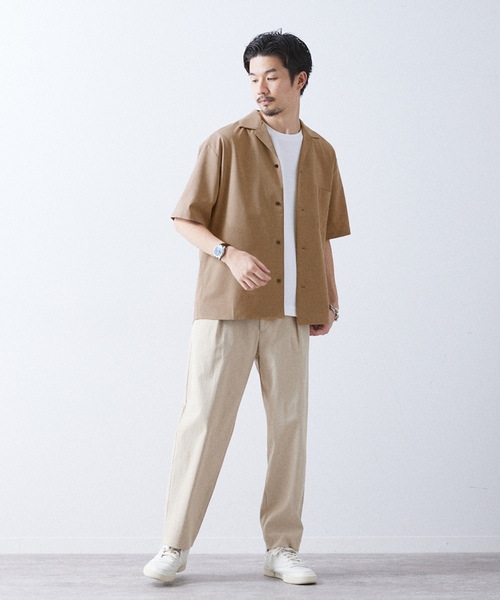 「417 EDIFICE」 半袖シャツ X-LARGE ネイビー メンズ_画像4