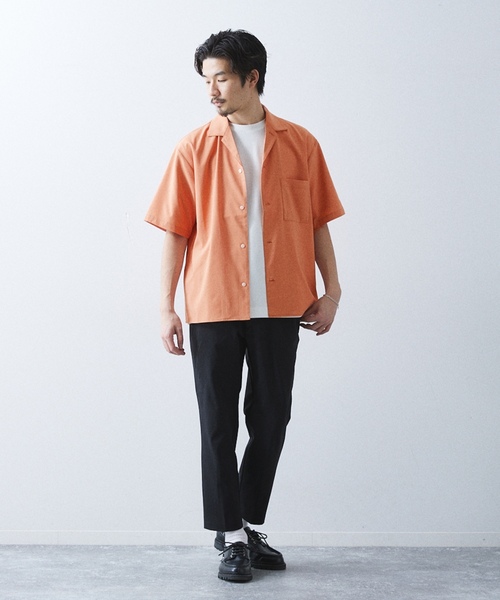 「417 EDIFICE」 半袖シャツ X-LARGE ネイビー メンズ_画像7