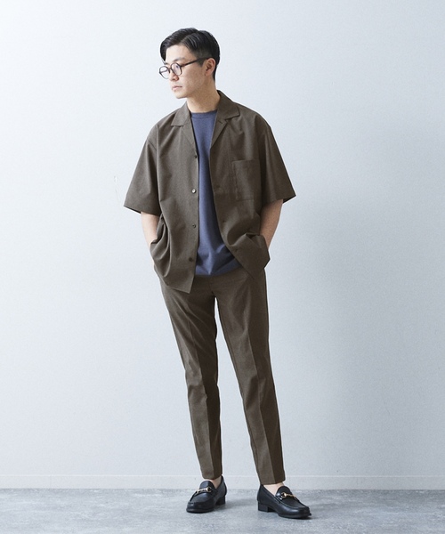 「417 EDIFICE」 半袖シャツ X-LARGE ネイビー メンズ_画像8