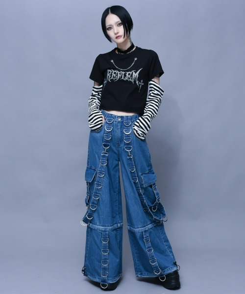 「REFLEM」 パンツ FREE ブラック レディース_7