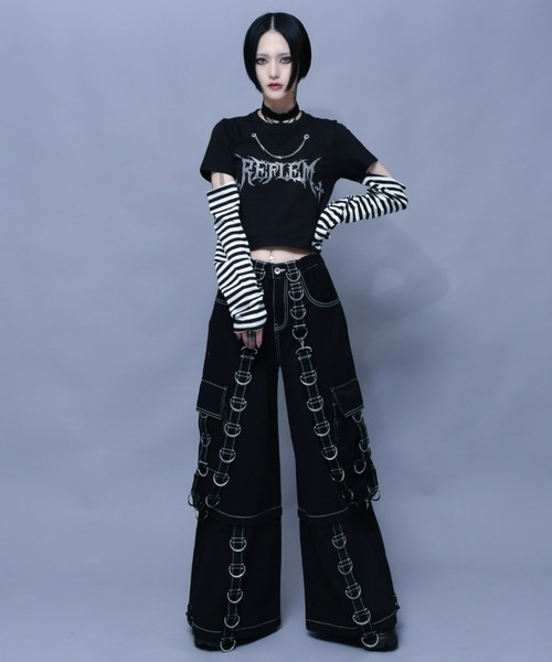 「REFLEM」 パンツ FREE ブラック レディース_8