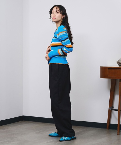 「ROSE BUD」 スウェットパンツ M ブラック レディース_画像8