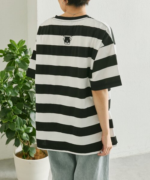 tシャツ 「HELLO KITTY（ハローキティ）×ear」コラボTシャツ「手洗い可」 レディースの画像