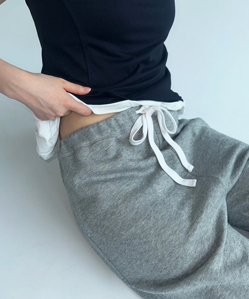スウェットパンツ ジャージ ムーンダストライトスウェットパンツ レディースの画像