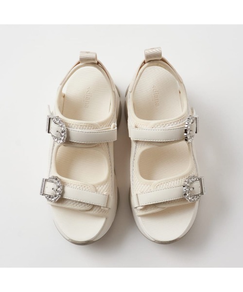 美品　DIANA ビジューバックルミュール　サンダル　Lサイズ DIANA - ダイアナビジューバックルミュール❤サイズS 22.5cmの通販 by